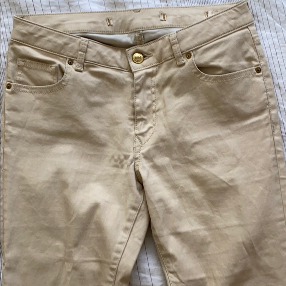 Zara wax stretch pant